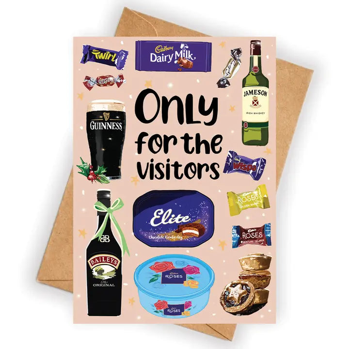 Only for the Visitors Christmas Card – The Hamlet British Store