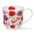 Dunoon Cumbrae Meadow Poppies Pink Mug
