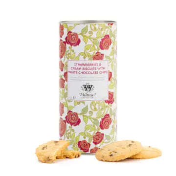 Whittard Strawberries & Cream Biscuits With White Chocolate Chips 150g