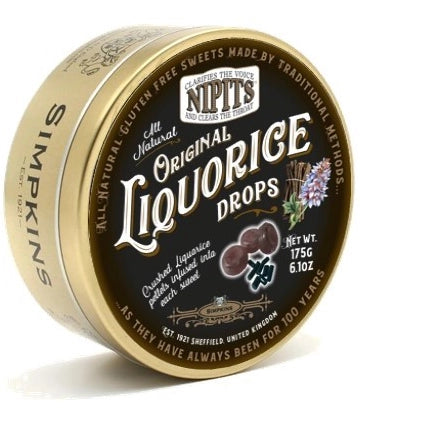 Simpkins Nipits - Original Liquorice Drops 175g