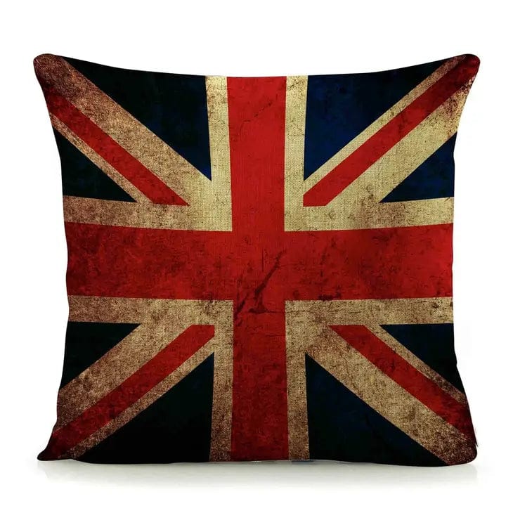 Union Jack Pillow 18"x18"