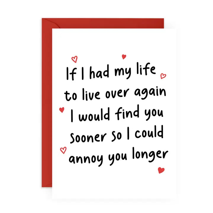 Annoy You Longer Card