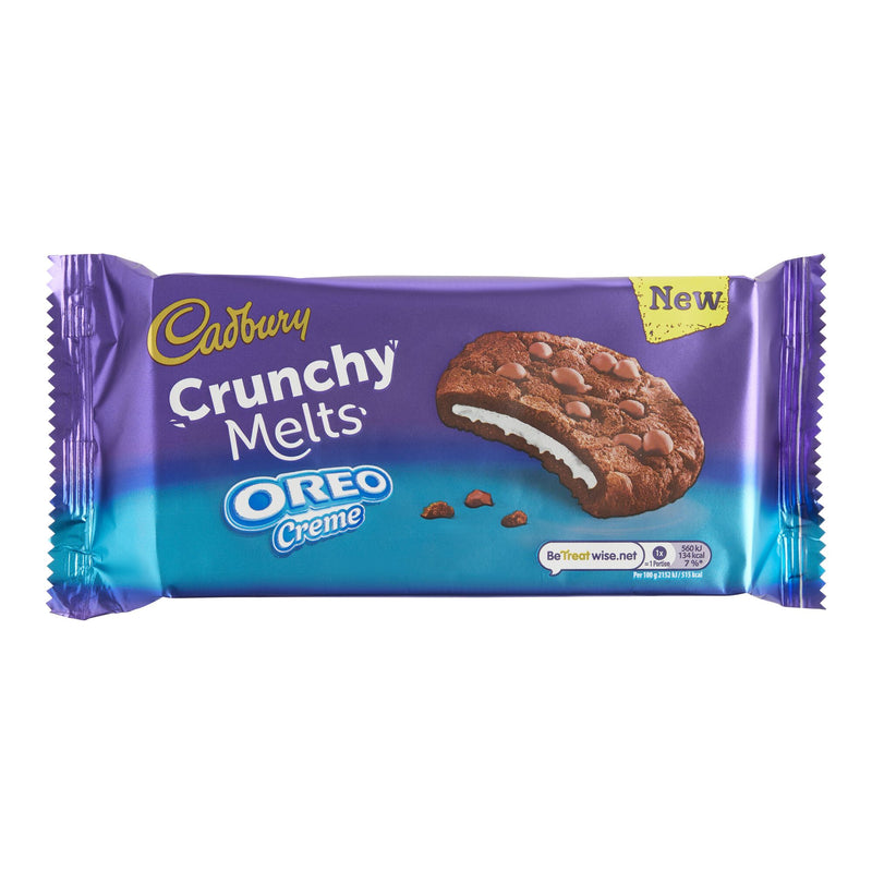 Cadbury Crunchy Melts Oreo Creme 156g