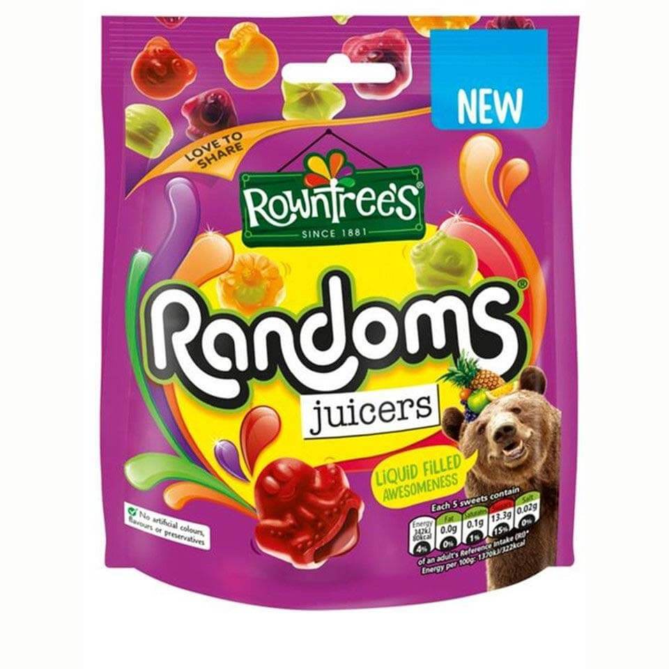Rowntrees Randoms Juicers Pouch 140g