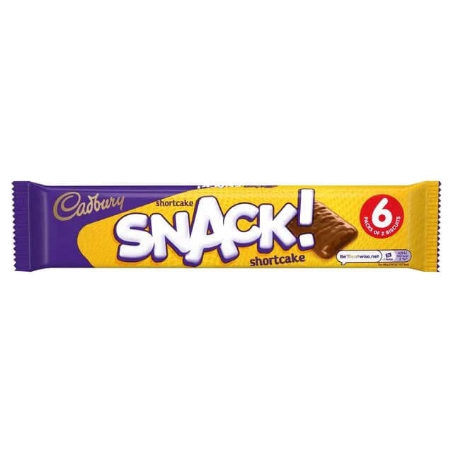 Cadbury Snack Shortcake 6pk 120g