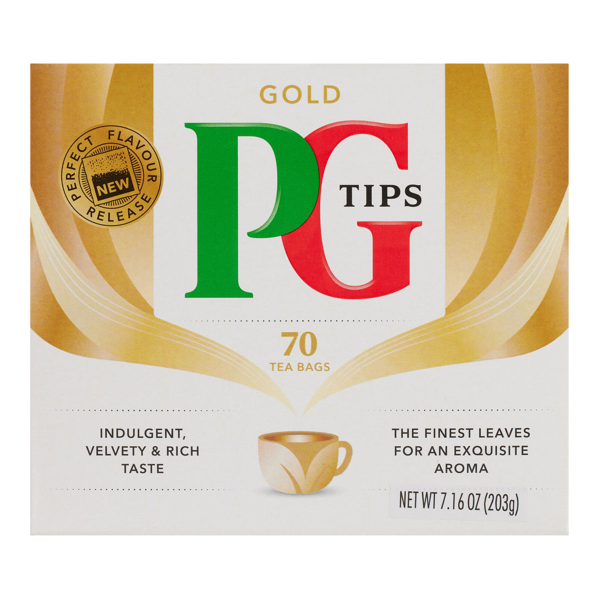 PG Tips Gold 70 Bags 203g