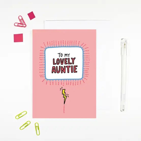 To My Lovely Auntie Card