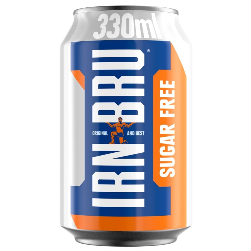 Barrs Irn Bru Sugar Free Can 330ml