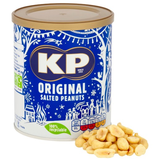 KP Original Salted Peanuts Caddy 375g