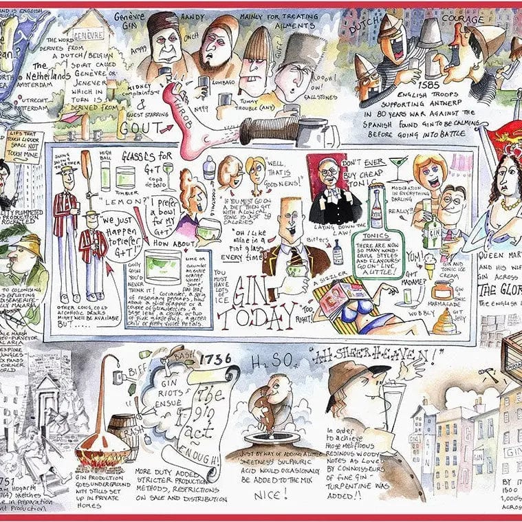 Gin - Tim Bulmer 1000pc Puzzle