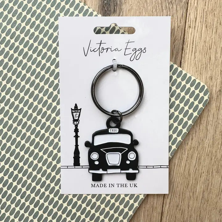 Victoria Eggs - Black Taxi Keyring