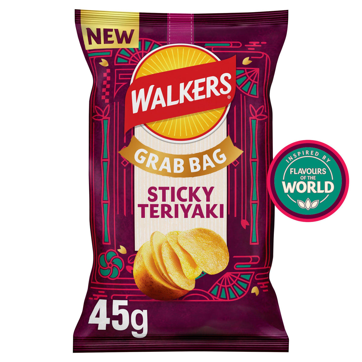 Walkers Sticky Teriyaki Crisps 45g