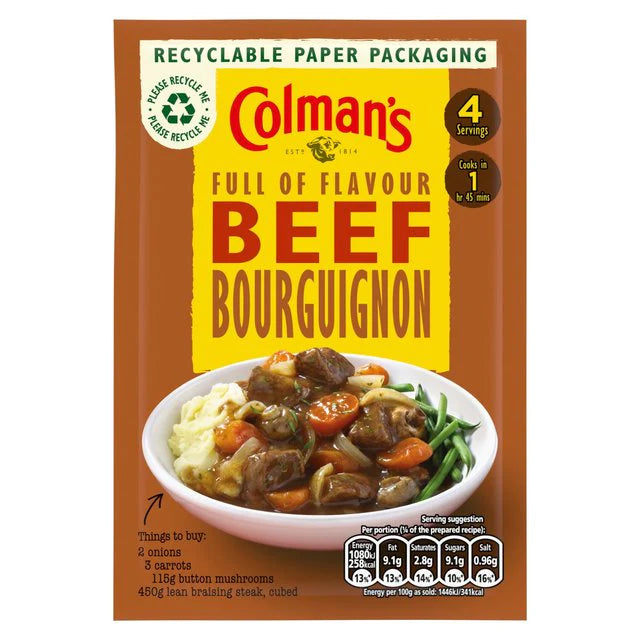 Colmans Beef Bourguignon Mix 40g