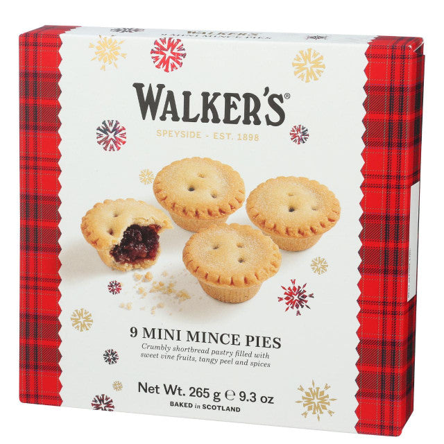 Walkers Mini Mince Pies 9 Pack 265g