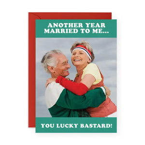 Lucky Bastard Anniversary Card