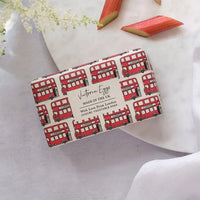 Victoria Eggs - London Bus Luxury Soap: Rhubarb & Custard