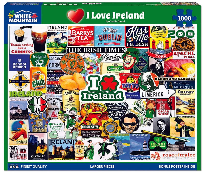 I Love Ireland 1000pc Puzzle