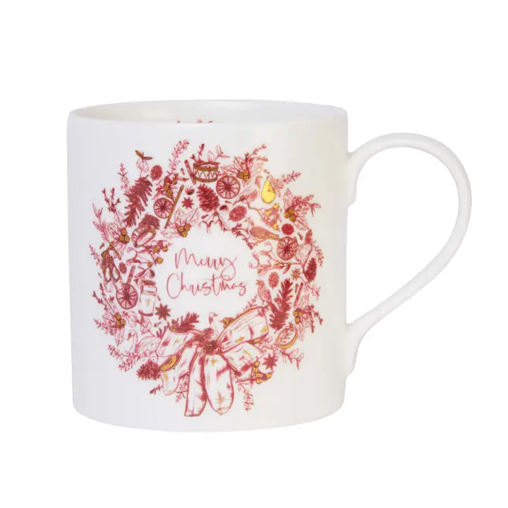 Victoria Eggs - Christmas Wreath Mug