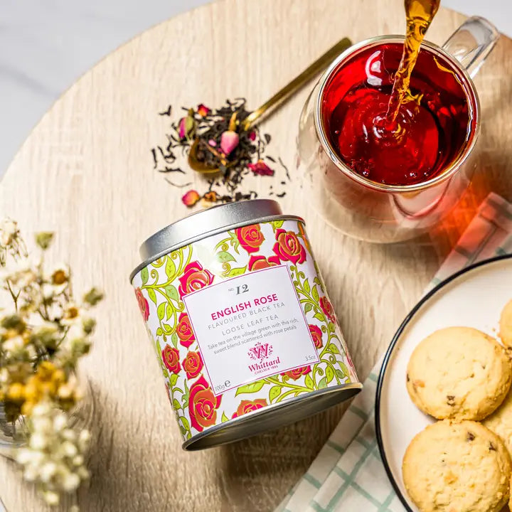 Whittard English Rose Loose Tea Caddy 100g