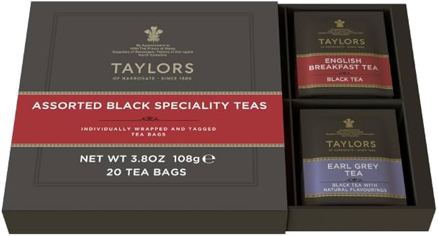 Taylors of Harrogate Assorted Black Teas – 20 Count