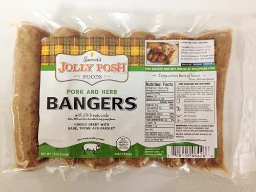 Jolly Posh Pork & Herb Bangers 1lb