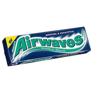 Airwaves Menthol & Eucalyptus Chewing Gum 14g