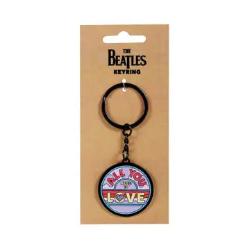 The Beatles 'All You Need is Love' Keyring