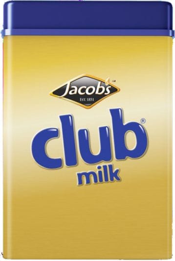 Jacobs Club Milk Tin 220g