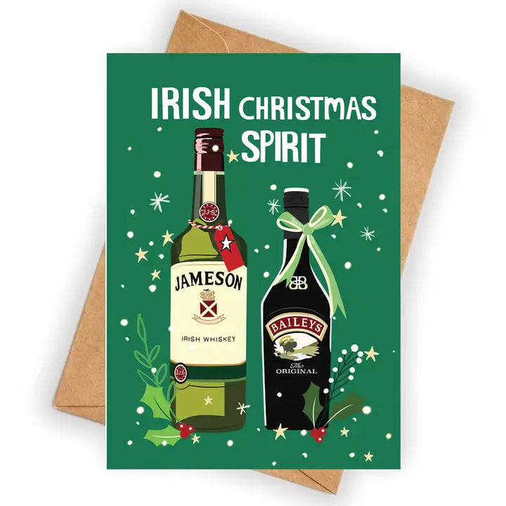 Irish Christmas Spirit Card