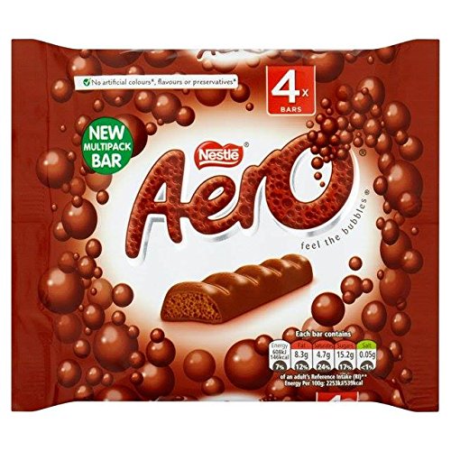 Nestle Aero Milk Chocolate 4pk 4x27g