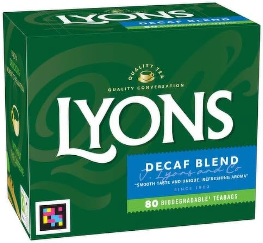 Lyons Decaf 80 Tea Bags