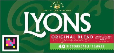 Lyons Original Blend 40 Tea Bags