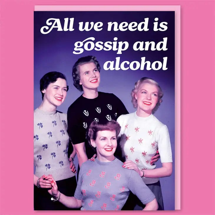 Gossip and Alcohol Card
