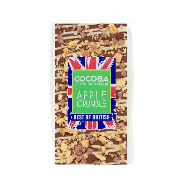 Best of British Apple Crumble Chocolate Bar 100g