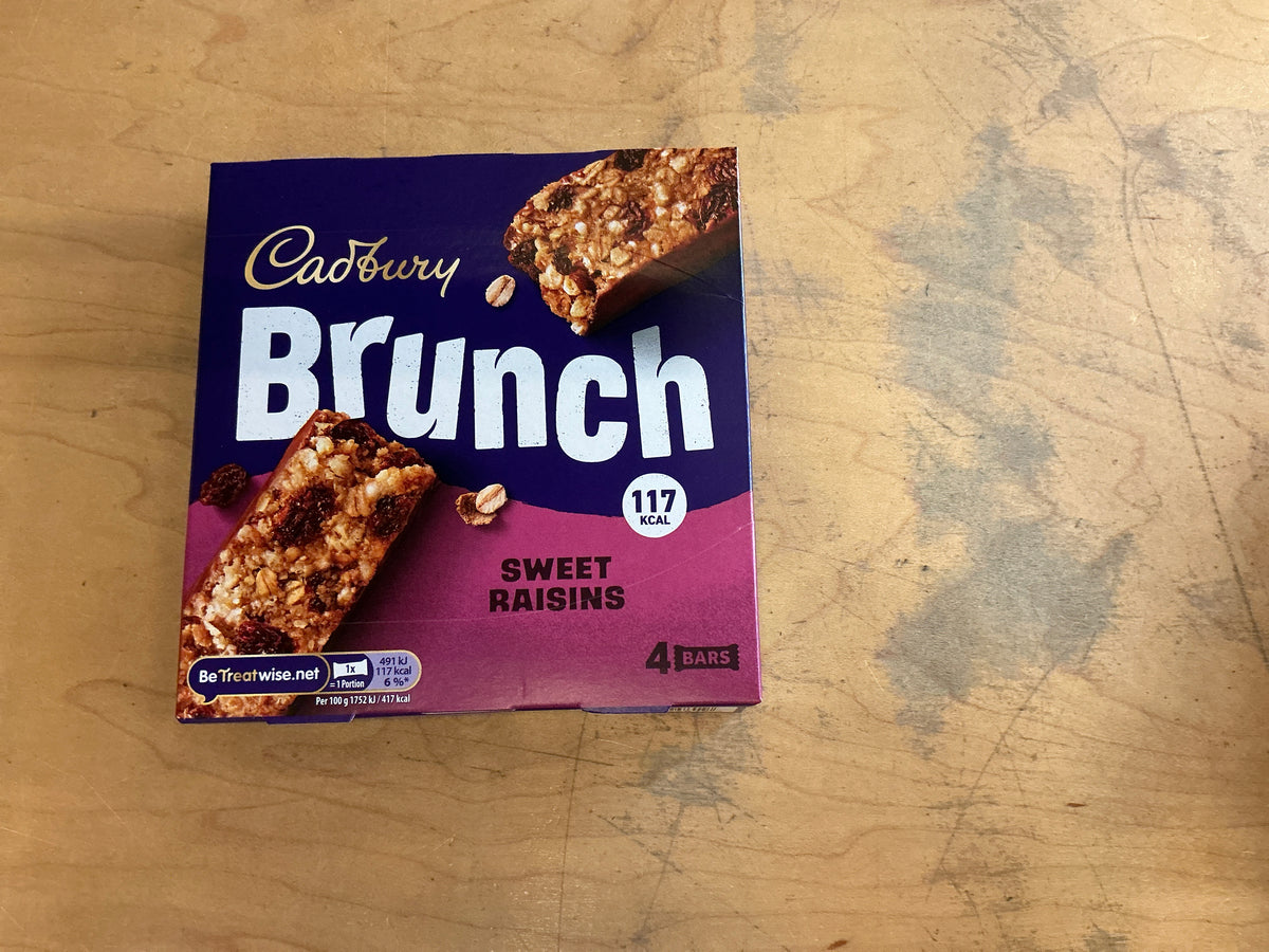 Cadbury Brunch Raisin Bars 4 pack