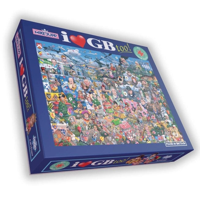 Mike Jupp - I Love GB Too! 1000pc Puzzle