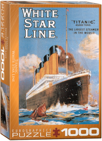White Star Line Titanic 1000pc Puzzle