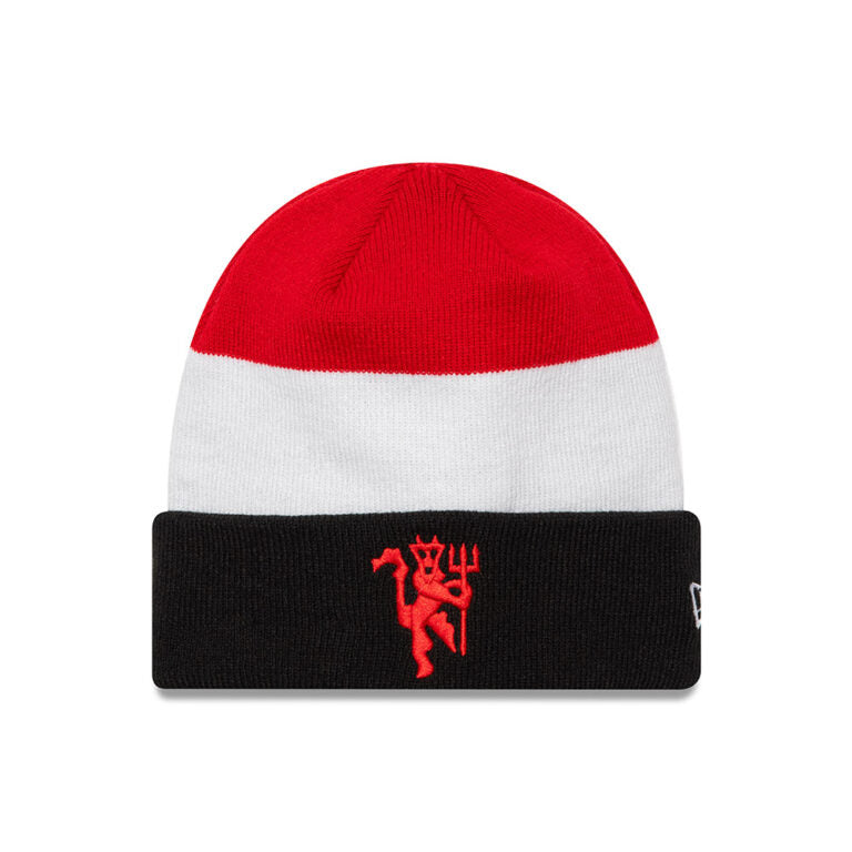 Manchester United Flag Cuff Beanie - New Era