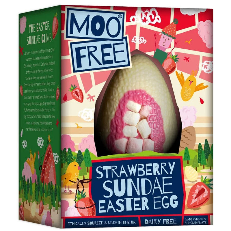 Moo Free Strawberry Sundae Egg 85g