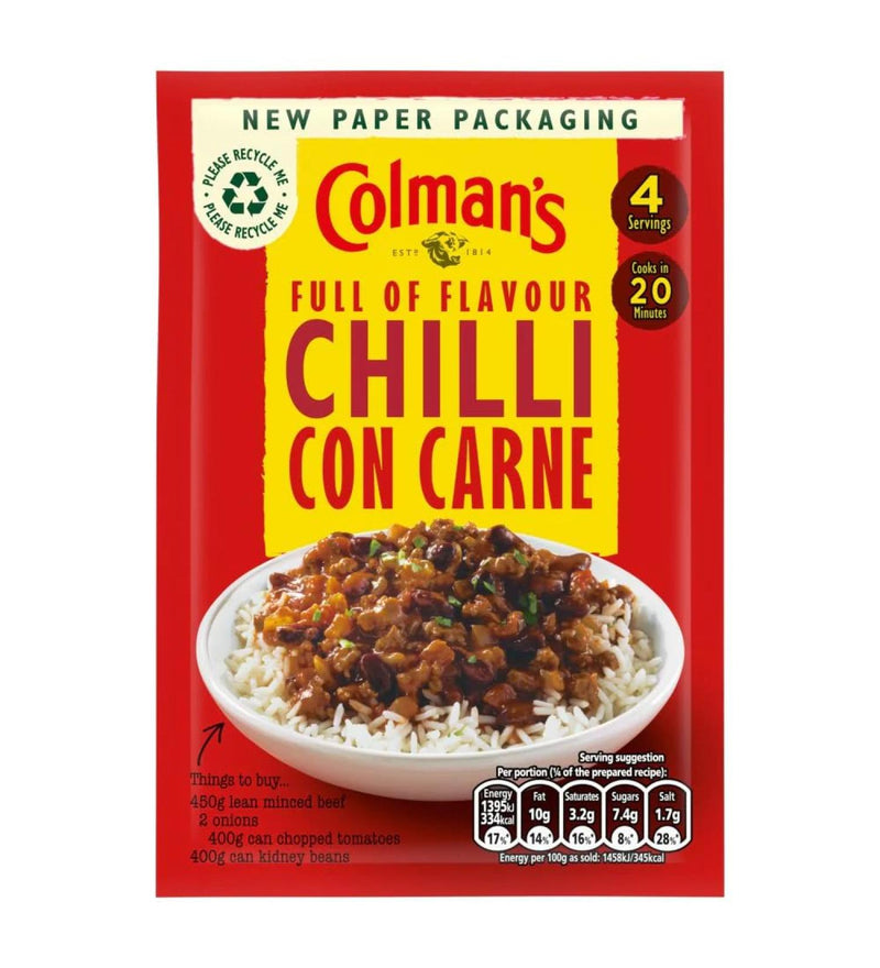 Colmans Chili Con Carne Mix 50g