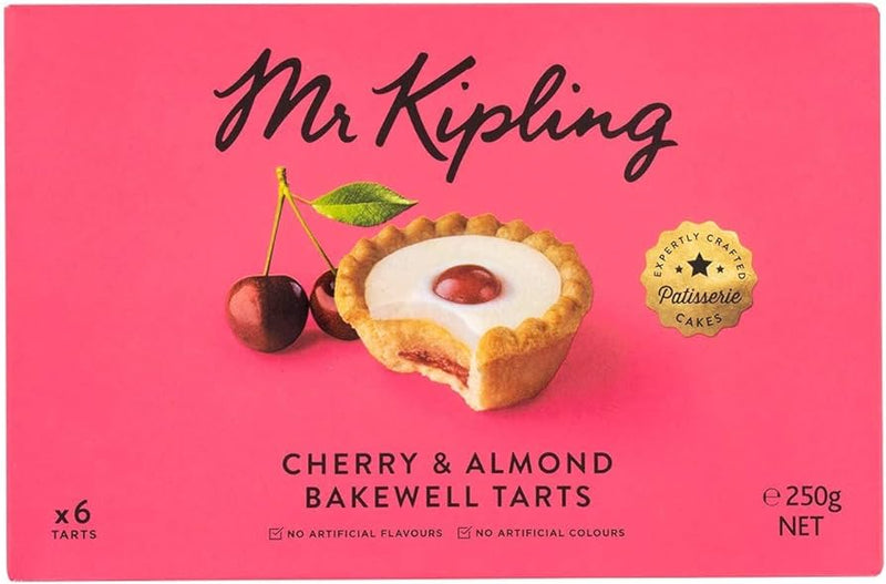 Mr. Kipling Cherry Bakewells 6pk