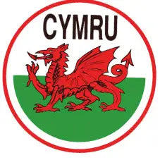 Cymru Dragon Round Sticker