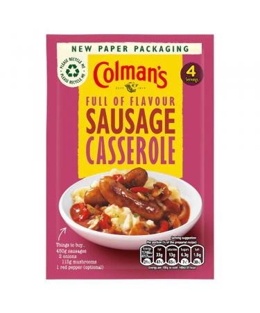 Colmans Sausage Casserole Mix 39g