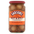 Sarsons Hot and Spicy Silverskin Onions 460g