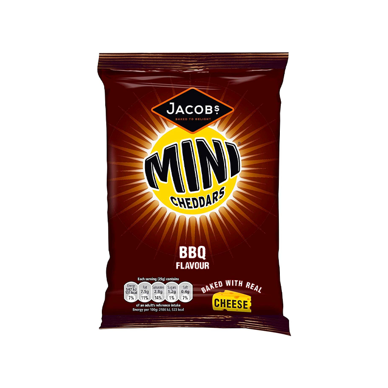 Jacobs Mini Cheddars Smoky BBQ 45g