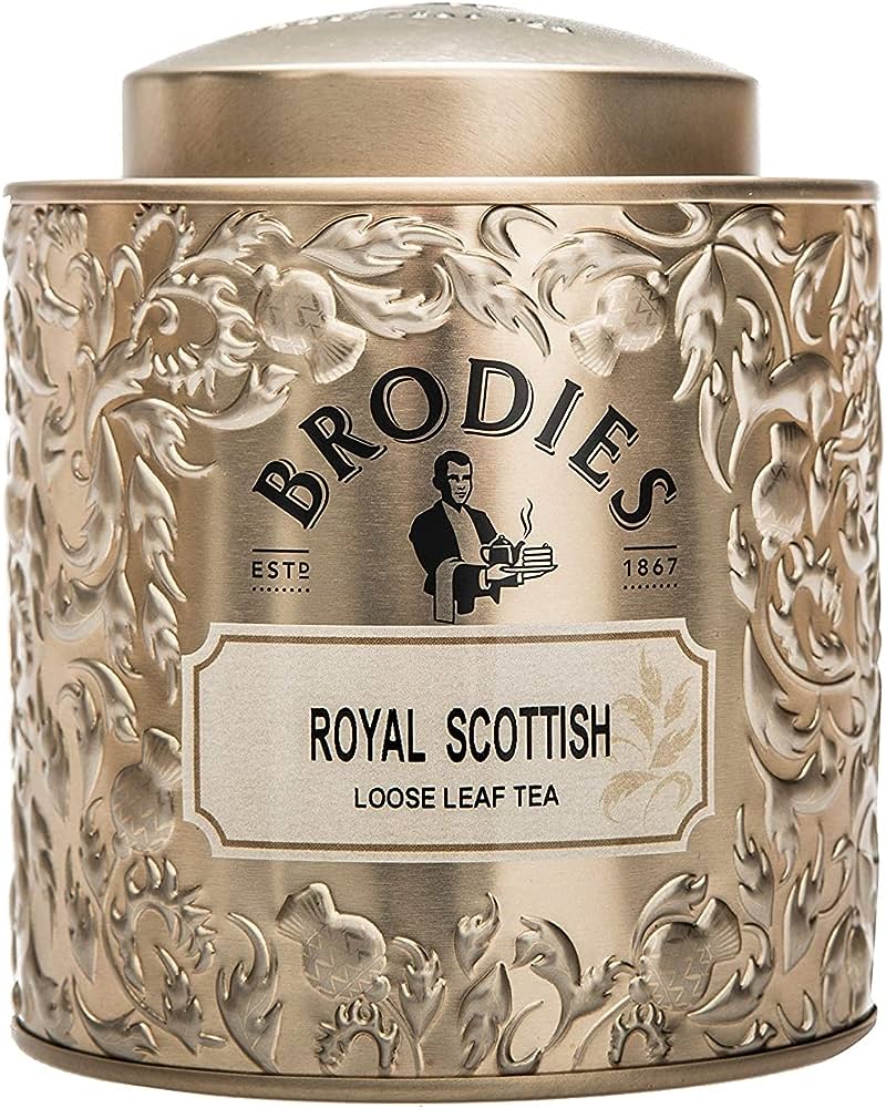 Brodies Royal Scottish Loose Leaf Tea Tin 100g