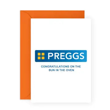 Preggs Congratulations Card