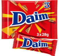 Daim Bar Multipack 3 Pack 3x28g