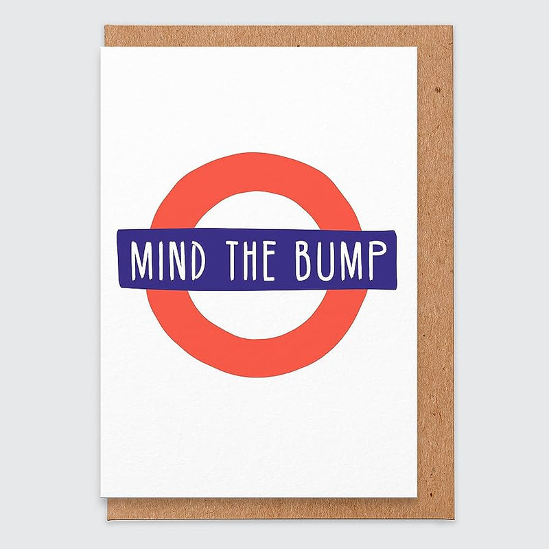 Mind the Bump New Baby Card