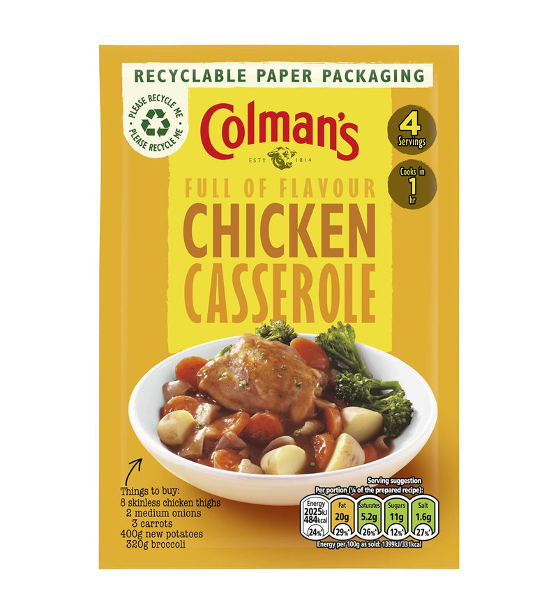 Colmans Chicken Casserole Mix 40g